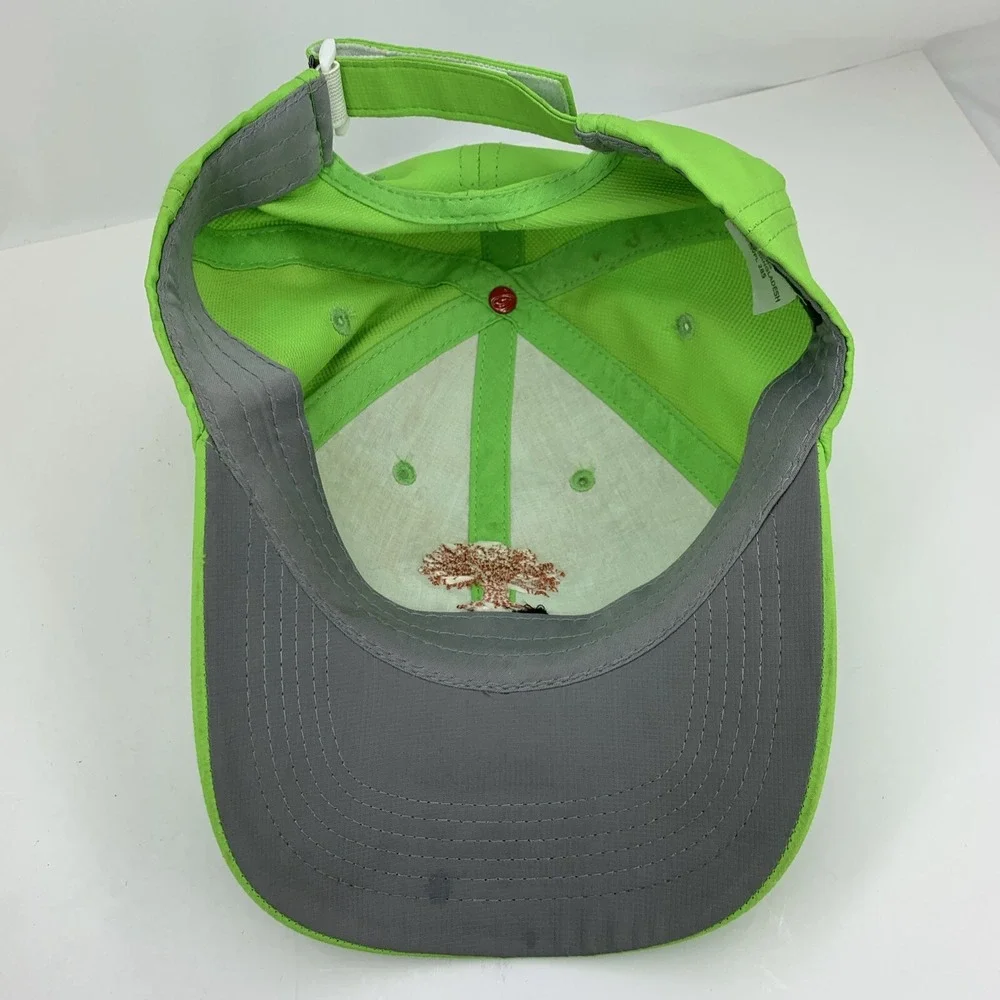 Oak Tree Country Club Hat Junior Fit Bright Green Imperial Oklahoma Golf Cap